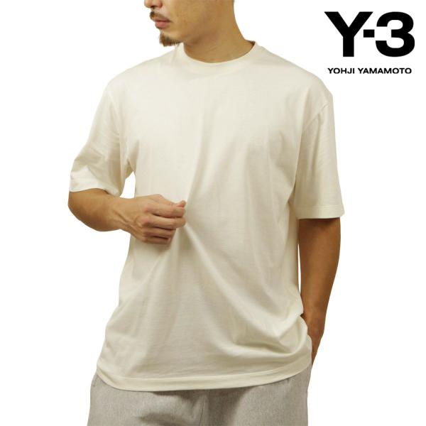 【ボーナスストア ポイント5倍 10/7 0:00〜10/8 23:59】 ワイスリー メンズ 半袖Tシャツ 正規品 Y-3 クルーネック コットン ロゴ REGULAR SHORT SLE