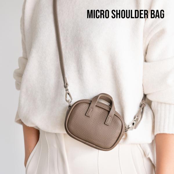 本革 マイクロ ショルダー ミニ ミニバッグ マイクロバッグ 小さい