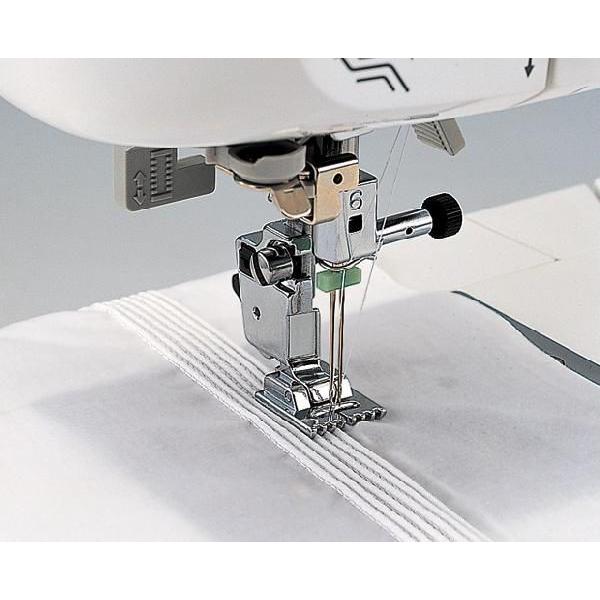 ブラザーミシン用アタッチメント ピンタック押え プラ針板用 Ｆ０５８Ｊ