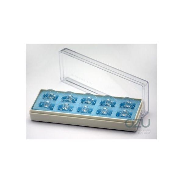 専用ケースに入って、きれいに整理整頓ができるボビンの１０個セットです対応機種当サイトに掲載している家庭用ジャノメミシンは全てご使用頂けます※職業用ミシンにはご使用できません。