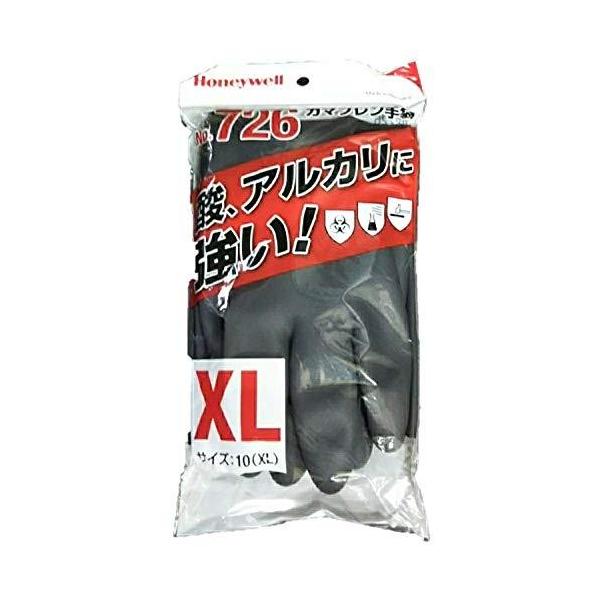 ハネウェル 耐酸 耐アルカリ 手袋 726 サイズ10( XL )  072610141E HONEYWELL