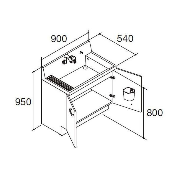 LIXIL sA ϑ{ Ԍ900mm ^Cv AR3N-905SY ʉϑ