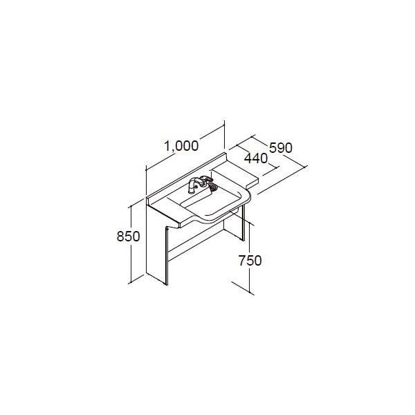 LIXIL hDPAEJE^[ Ԉ֎qΉEhR|^Cv ϑ{ Ԍ1000mm  ؑ֕t ǔr VHO-1008J(P) ʉϑ җp