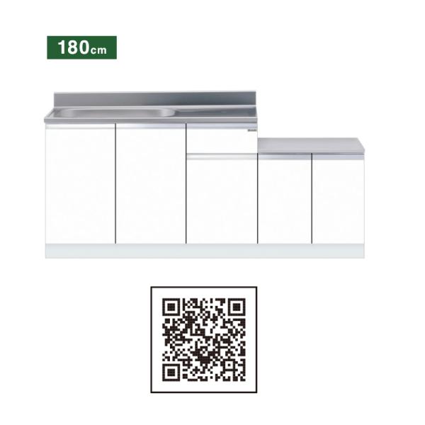未使用　開封品　マイセット　M1-180K　流し台　壁出水栓仕様　間口180ｃｍ 未使用 開封品 マイセット M1-180K 流し台 壁出水栓仕様 間口180cm