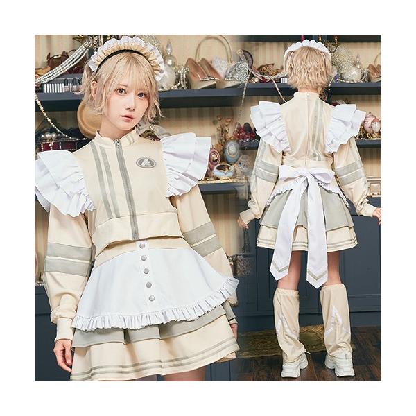 キルリモートコラボ ジャージメイド ワンピース /コスプレ コスチューム メイド服 衣装 レディース 大人女性用 ハロウィン イベント (A-2173_907787)