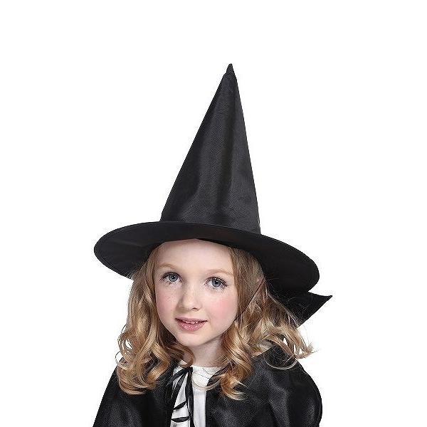 (4点までメール便も可能) アングルハットウィッチ 子供用      /魔女 コスプレ 帽子 ハット なりきり 女の子用 仮装 ハロウィン イベント(468363)