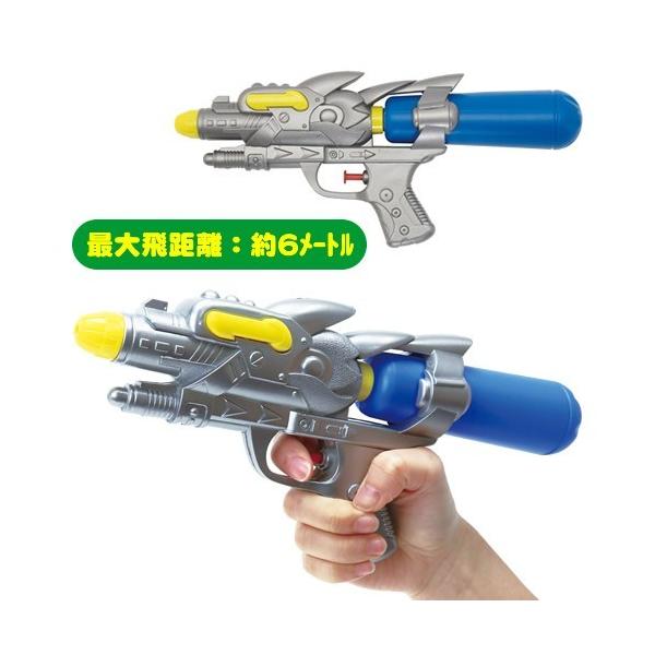重厚なシルバーボディ【関連ワード】ウォーターガン 水鉄砲 強力 サバイバルゲーム 最強 水ピストル 水てっぽう 鉄砲 夏休み