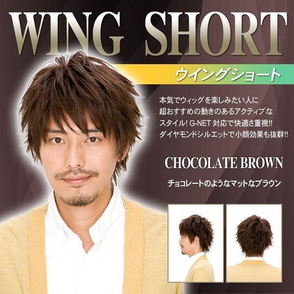 ヘアネット付 ラパンドアールオム ウイングショート ショコラブラウン