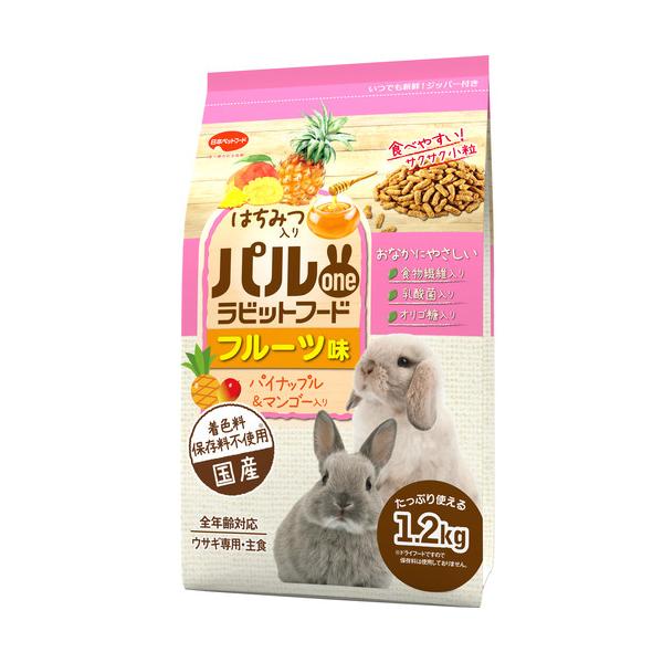 他サイト： パルワンラビットフード フルーツ味 1.2kg　日本ペットフード　うさぎの商品画像