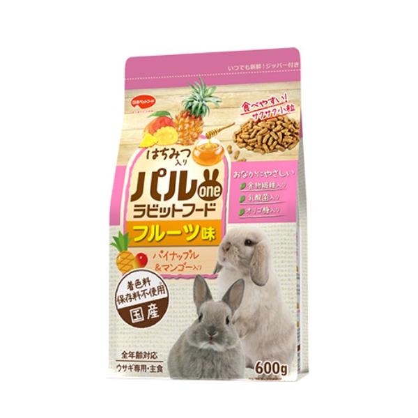 パルワンラビットフード フルーツ味 600g　日本ペットフード　うさぎ