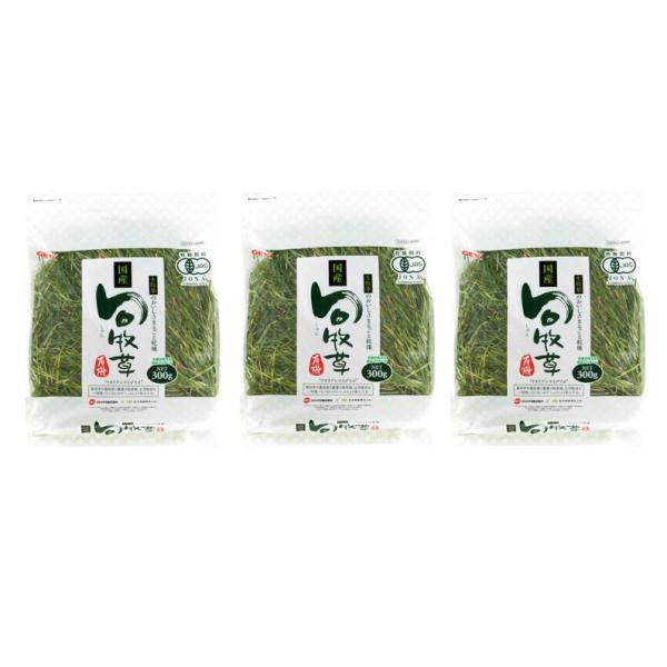 旬牧草  イタリアンライグラス 300g 3個セット うさぎ　モルモット　チンチラ　ジェックス　中央牧草