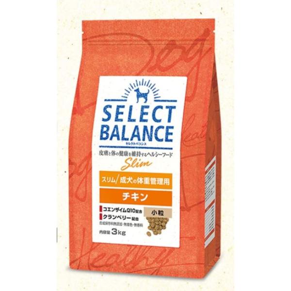 SELECT BALANCEスリムチキン 3kg×4袋 SELECT BALANCE セレクトバランス スリムチキン 3kg 小粒 犬