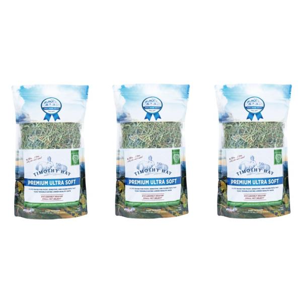 手詰めでしか実現できなかった究極の柔らかさ！一度試してほしい、理由があります。1年中安定供給！メーカー品質保証！プレミアムウルトラソフトチモシーは、牧草を食べる苦労をしている小さな家族にもう一度食べる喜びを思い出して貰える牧草であり、普段か...