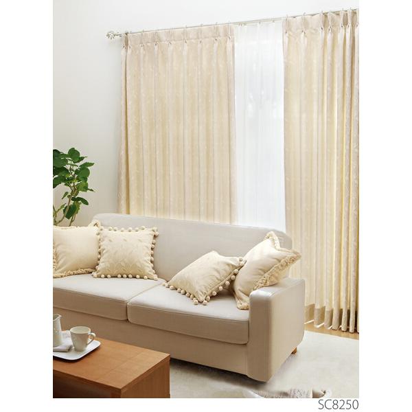 サンゲツ オーダーカーテン SC8250〜SC8252 巾100×丈221〜240cm（2枚入
