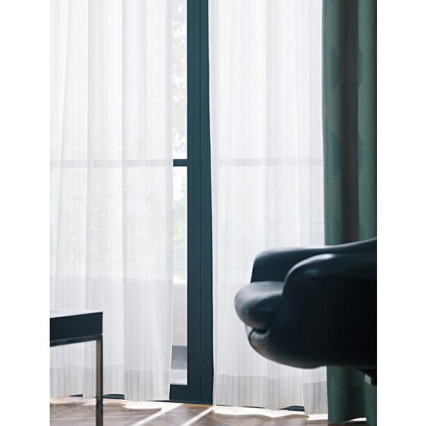 サンゲツ オーダー（遮像/遮熱/UVカット/ミラー）レースカーテン SC8737 巾100×丈121〜140cm（2枚入）  SS仕様（スタンダード）約2倍ヒダ（本縫い）裾：折返し