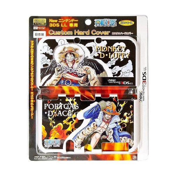ワンピース Newニンテンドー3DS LL 専用 カスタムハードカバー Black