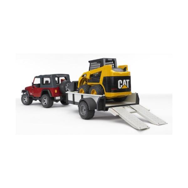 bruder jeep and trailer