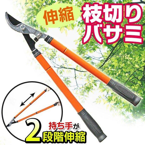 枝切り鋏 剪定ばさみ ガーデニング 2段階の伸縮式 高枝切りハサミ 最大84 5cm 握りやすいラバーグリップ 刃先カバー付 盆栽 園芸 庭木 刈込み 枝切りバサミc 13 Hasami I Shop7 通販 Yahoo ショッピング