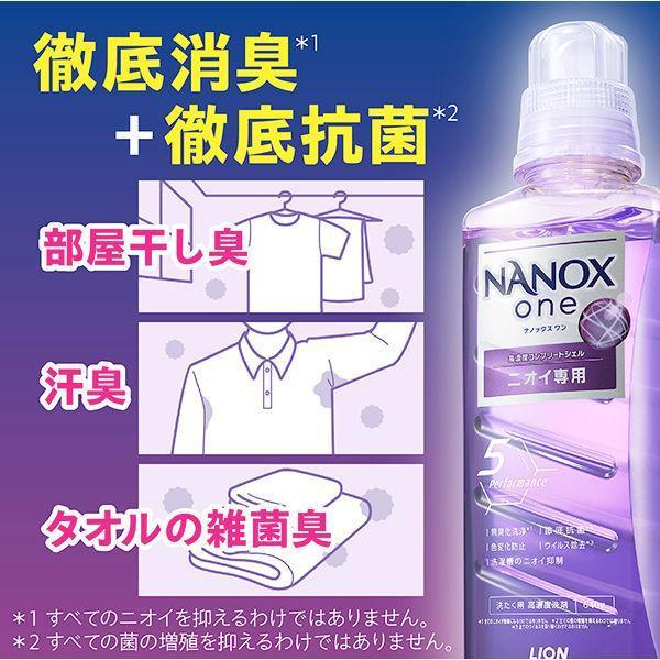 LION（ライオン） ナノックス ワン 徹底消臭 NANOX one 洗濯用 高濃度