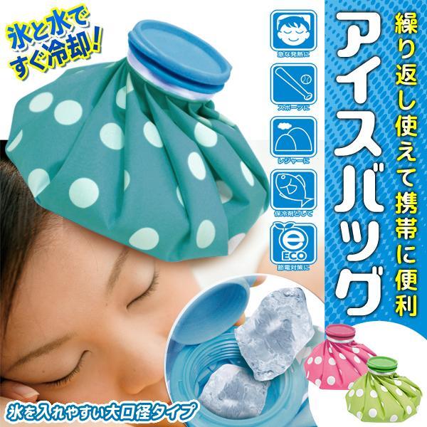 氷と水ですぐ冷却！繰り返し使えて携帯にも便利な氷嚢(ひょうのう)。ケガや発熱時、スポーツ後のクールダウンなどに。◆大きな氷も入れやすい大口径タイプ◆氷と一緒に少量の水を入れれば体に密着しやすい◆氷を入れた後、中の空気を抜いてフタをすれば氷が...