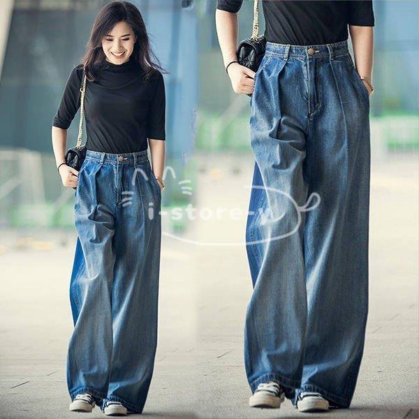 ワイドパンツ レディース ワイドデニム デニムパンツ ワイドパンツ レディース ジーンズ ガウチョパンツ デニム パンツ 大きいサイズ Ls Lyq あいストアヤフーショッピング店 通販 Yahoo ショッピング