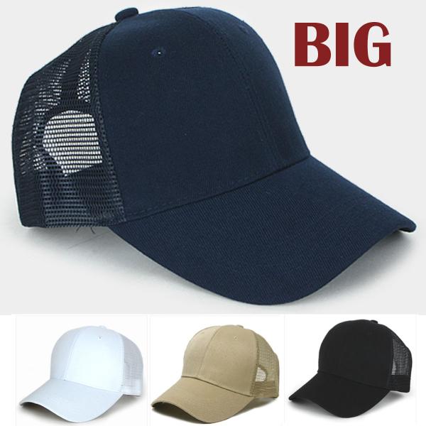 送料無料 帽子 キャップ メッシュ メッシュキャップ メンズ 大きいサイズ ビッグサイズ XL ワークキャップ プレゼント 父の日 ギフト 無地 CAP 春夏 涼しい 紫外線対策 深め シンプル 大き目 黒 白 紺 灰色