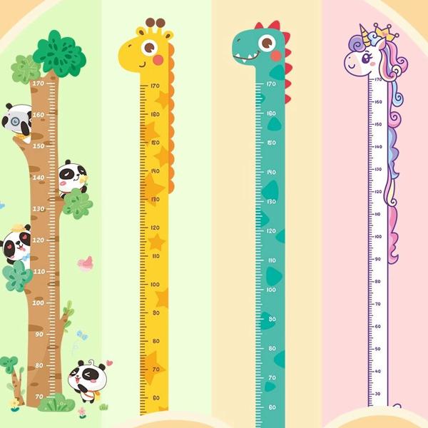 ウォールステッカー 身長計 知育 北欧 壁 シール 貼ってはがせる キッズ 壁紙 壁 シール 子供部屋 身長 体重 成長記録 かわいい おしゃれ キリン 恐竜 ユニコン壁の装飾、デコレーションならおしゃれなウォールステッカー！キッズルーム「...