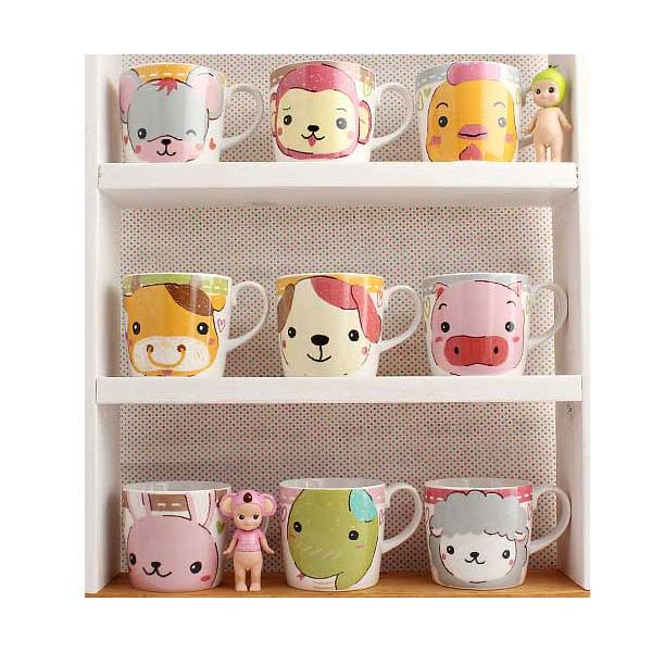 Pancoat韓国雑貨 韓国食器 韓国陶器動物マグカップ 韓国食器 韓国茶器 食器 母の日 父の日 ギフトpancoat韓国雑貨 韓国茶器 食器 母の日 父の日 韓国食器 韓国陶器動物マグカップ ギフト