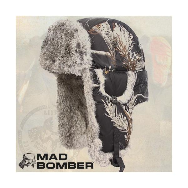 304RSBLK ロシア ハット ラビットファー100％ 帽子 スキー ボンバー