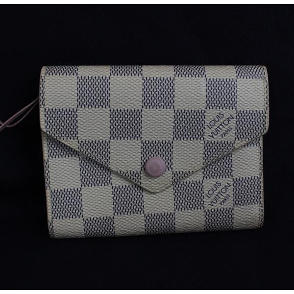LOUIS VUITTON ルイヴィトン 三つ折り財布 ダミエアズール