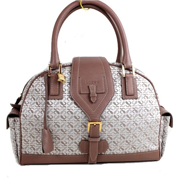 LOEWE ロエベ トートバッグ ハンドバッグ 極美品 ピンクベージュ 