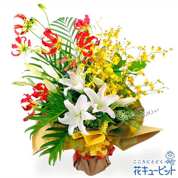 6月の誕生花 ユリ 誕生日 お祝い 記念日 プレゼント 花キューピットのユリの花束 インターネット花キューピット 通販 Paypayモール