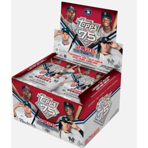 予約商品】2026 Topps Series 1 Baseball Hobby Jumbo Box 大谷翔平