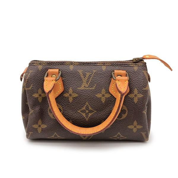 ルイヴィトン Louis Vuitton バッグ ミニ ハンドバッグ モノグラム ミニスピーディ ブラウン ゴールド金具 M レディース 定番 人気 美品 中古 1 Houbidou 心斎橋店 通販 Yahoo ショッピング