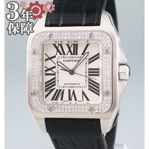 SANTOS DE CARTIER カルティエ Cartier サントス100 LM W20073X8
