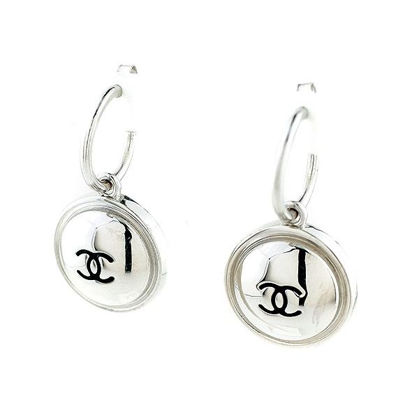 CHANEL ダブルCロゴ フープピアス 楽天市場】シャネル CHANEL ピアス フープ CCマーク メタル