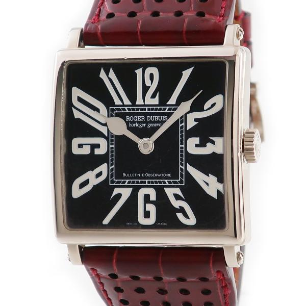 ロジェデュブイ Roger Dubuis ゴールデンスクエア G40 57 0 自動巻 世界限定28本 K18WG無垢 メンズ 腕時計 ウォッチ  ホワイトゴールド 腕時計 中古 店頭受取対応