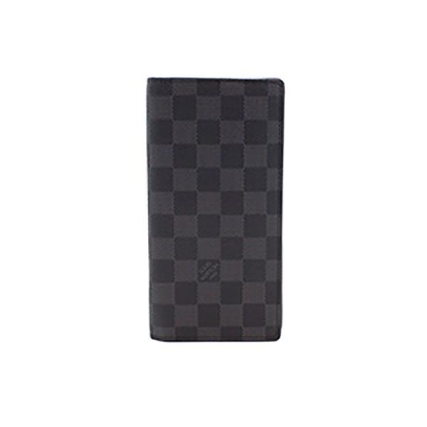 ルイヴィトン Louis Vuitton 財布 二つ折り長財布 ダミエ グラフィット ポルトフォイユ ブラザ ブラック シルバー金具 N メンズ 人気 美品 保存袋 中古 1 Houbidou 心斎橋店 通販 Yahoo ショッピング