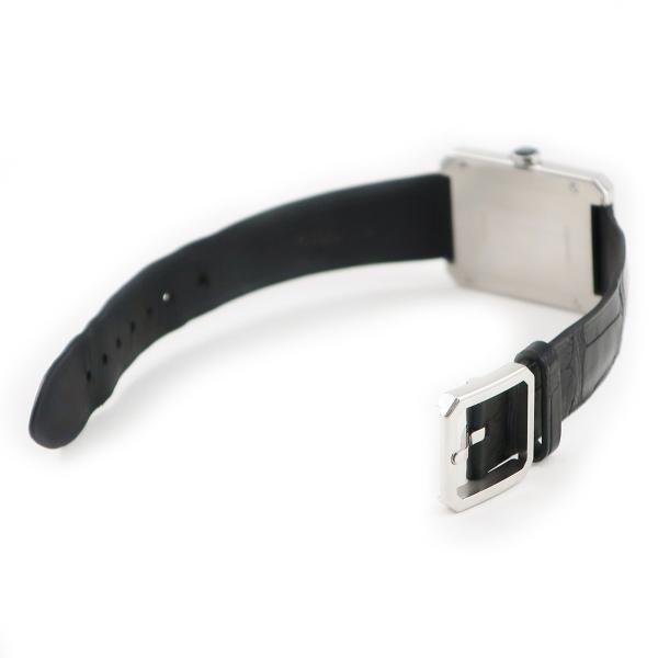 シャネル Chanel ボーイフレンド 四角 H44 クォーツ レディース 中古 腕時計 スクエア 四角 シルバー ブラック シルバー 中古 店頭受取対応商品 1 Houbidou 心斎橋店