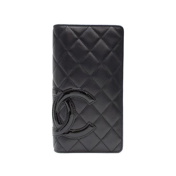 最大64%OFFクーポン CHANEL シャネル エナメル 長財布 二つ折り