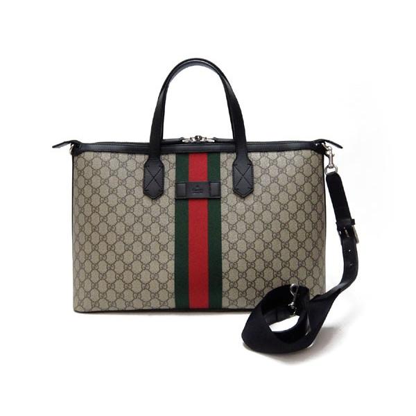 グッチ Gucci バッグ ダッフルバッグ ショルダーバッグ 2way Ggスプリーム ベージュ エボニー グリーン レッド シルバー金具 メンズ 中古 Www Globalinternetsolutionsinc Com