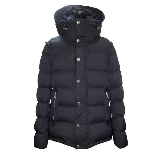バーバリー BURBERRY ダウンジャケット 2WAY サイズ180/95A ネイビー 