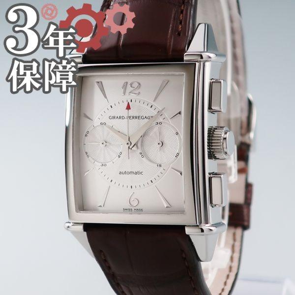3年保証 ジラールペルゴ GIRARD-PERREGAUX ヴィンテージ 1945 クロノ 
