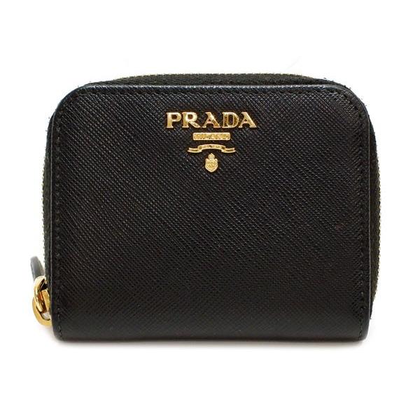 プラダ Prada 財布 コインケース 小銭入れ ラウンドファスナー ネロ Nero ブラック サフィアーノ Saffiano ゴールド金具 1mm268 レディース メンズ 中古 Houbidou 心斎橋店 通販 Yahoo ショッピング