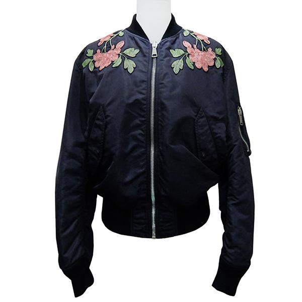 GUCCI グッチ ブルゾン フラワーエンブロイダリー リバーシブル GUCCI グッチ ブルゾン フラワーエンブロイダリー リバーシブル