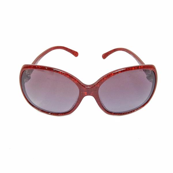 シャネル CHANEL サングラス ココマーク レッド プラスチック 5174 A 中古