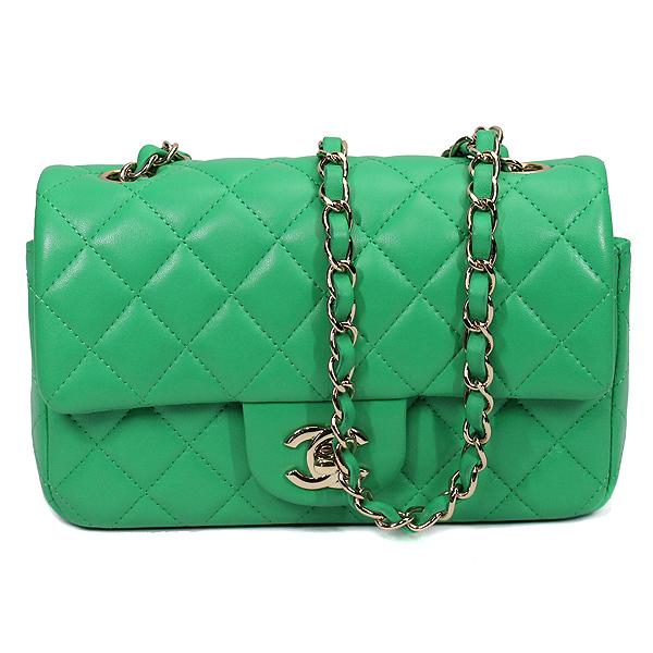シャネル Chanel ショルダーバッグ マトラッセ グリーン ラムスキン 中古 Houbidou 心斎橋店 通販 Yahoo ショッピング