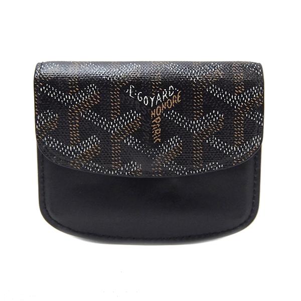 GOYARD ゴヤール コインケース 小銭入れ ヘリンボーン ブラック PVC 