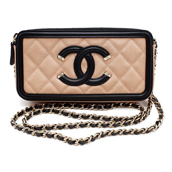 キャビアスキン シャネル CHANEL チェーンウォレット CC キャビアスキン シャネル CHANEL チェーンウォレット CC