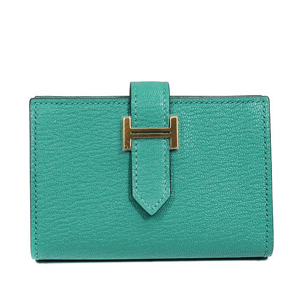 HERMES エルメス ベアン ミニウォレット 二つ折り財布 HERMES エルメス ベアン ミニウォレット 二つ折り財布